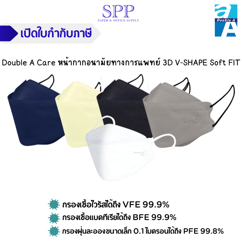 หน้ากากอนามัยทางการแพทย์ 3D V-SHAPE